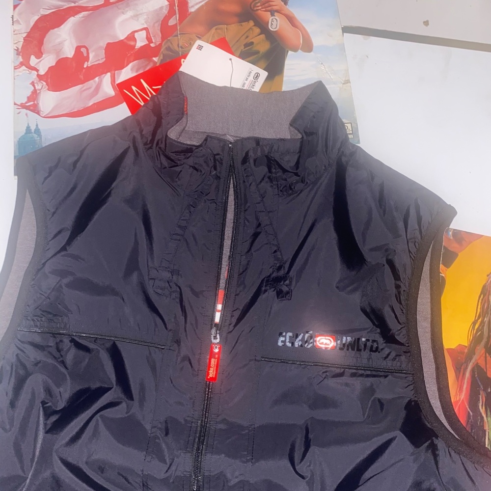 Ecko Vintage Reversible Vest Sz 2X - Picture 12 of 14
